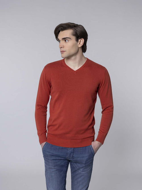 Basic V-neck sweater