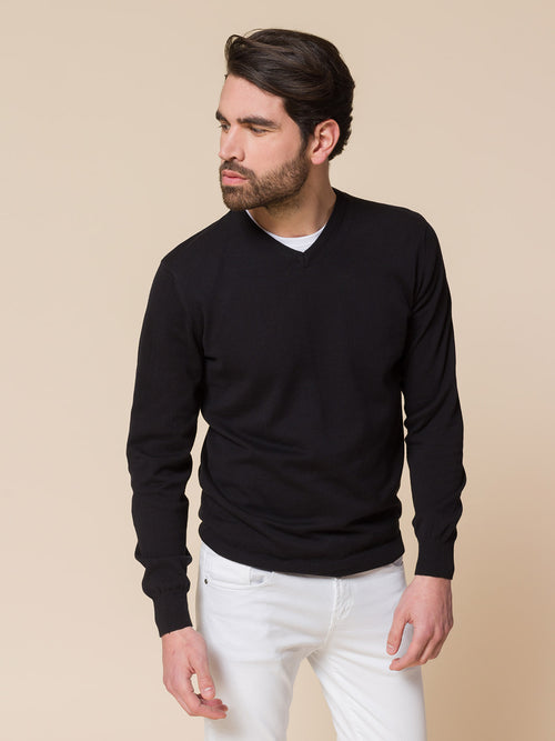 Basic V-neck sweater