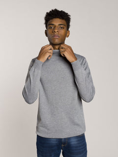 Maglia collo alto basic|Colore:Grigio