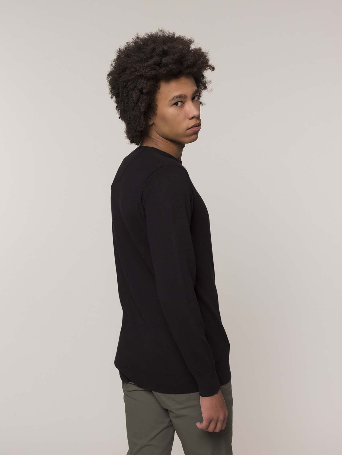 Maglia basic girocollo |Colore:Nero