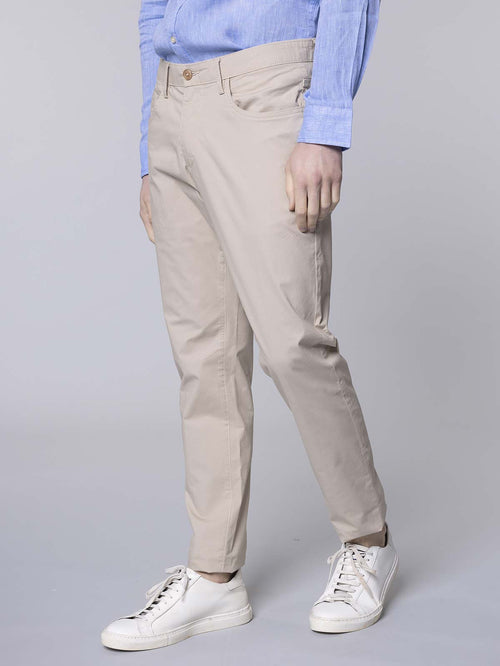 Pantaloni modello 5 tasche|Colore:Ecru