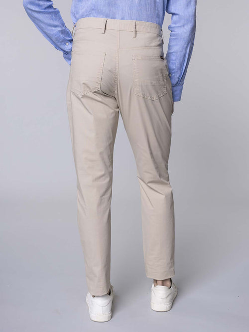 Pantaloni modello 5 tasche|Colore:Ecru