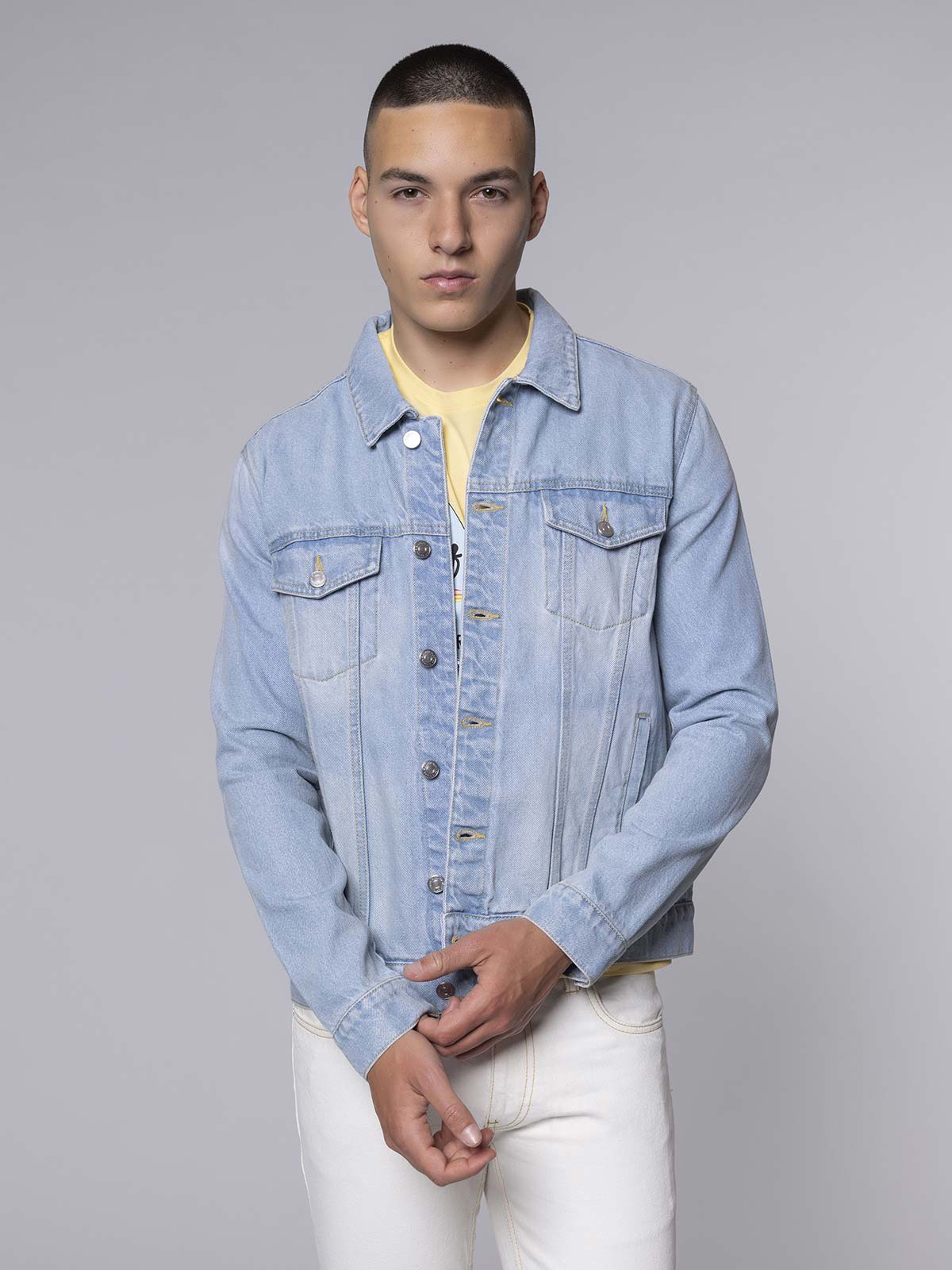 Giacca Jeans chiaro|Colore:Jeans