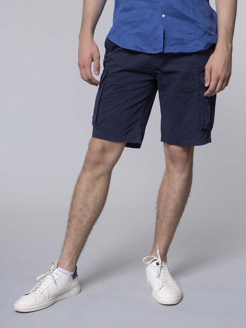 Shorts con tasconi|Colore:Blu