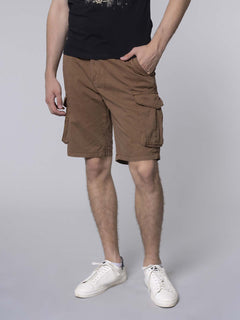 Shorts con tasconi|Colore:Bruciato