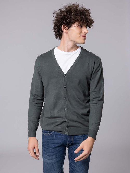 Cardigan con bottoni