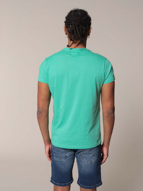 T-Shirt in cotone SUPIMA®|Colore:Verde acqua