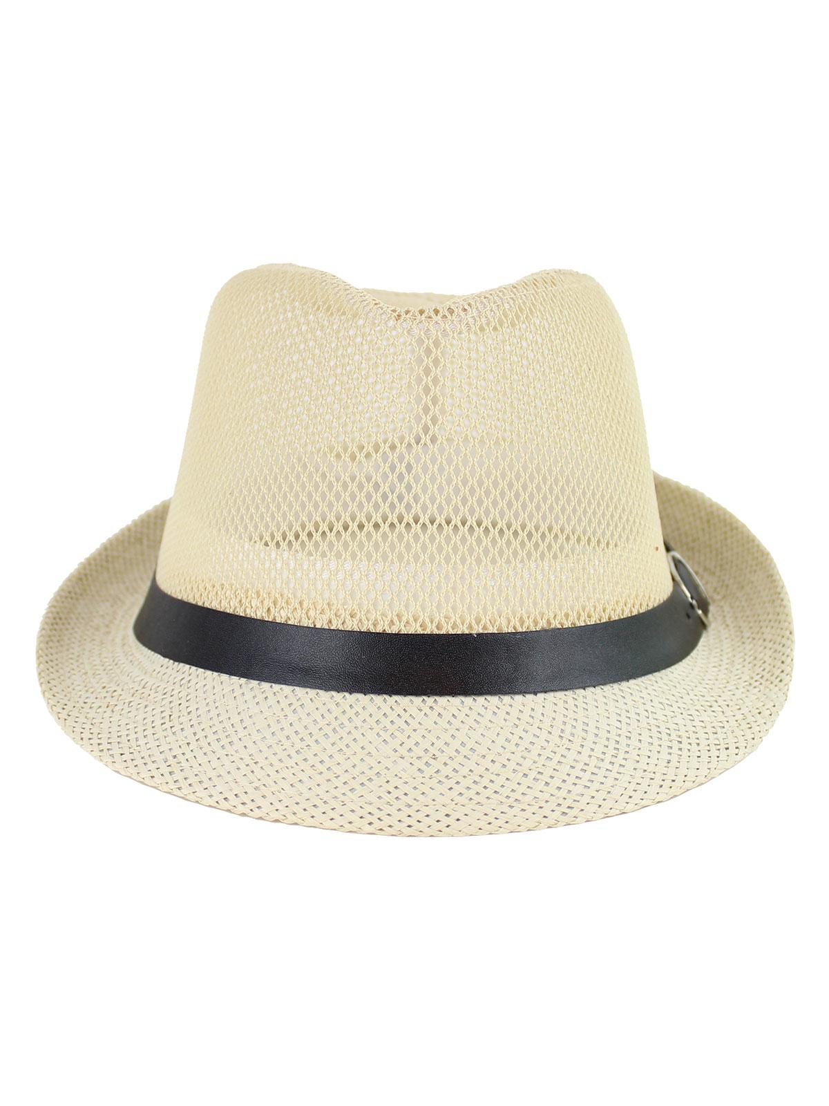 Openwork fedora hat-4