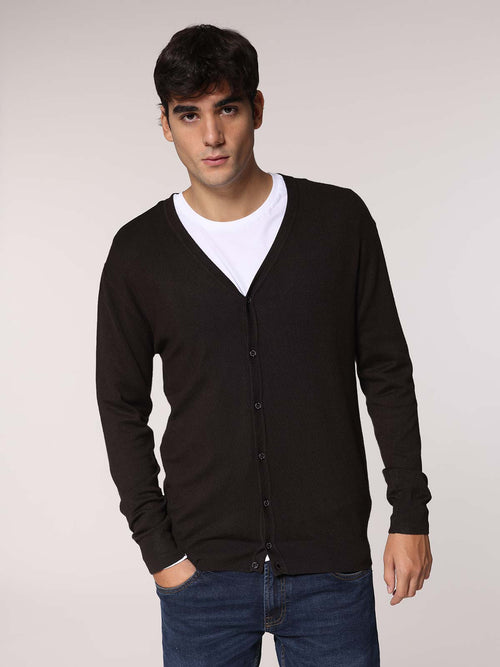 Cardigan con bottoni