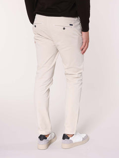 Pantaloni diagonale tasca America|Colore:Panna