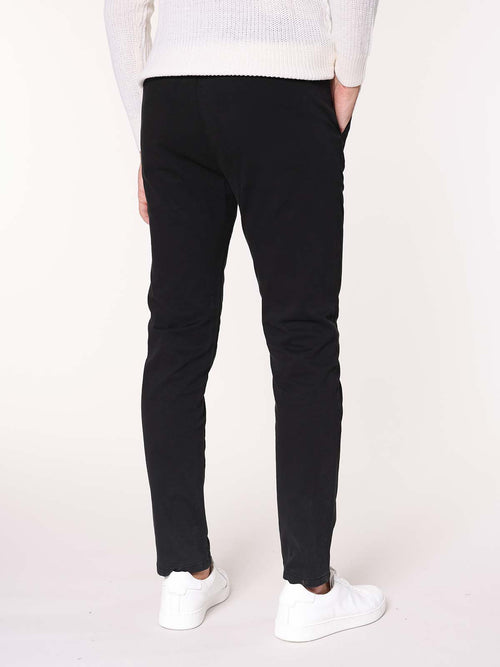 Pantaloni gabardine tasca America|Colore:Nero