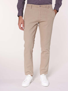 Pantaloni tasca ribattuta|Colore:Beige