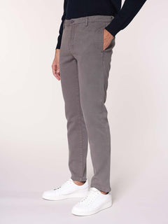 Pantaloni tasca ribattuta|Colore:Grigio