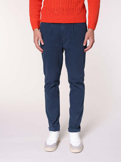 Pantaloni armaturati con pence|Colore:Blu chiaro