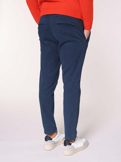 Pantaloni armaturati con pence|Colore:Blu chiaro