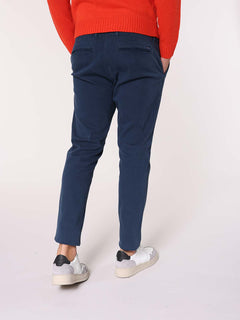 Pantaloni armaturati con pence|Colore:Blu chiaro