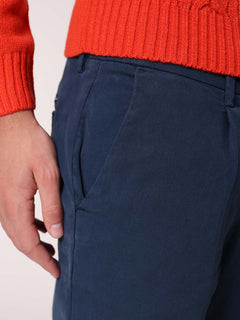 Pantaloni armaturati con pence|Colore:Blu chiaro