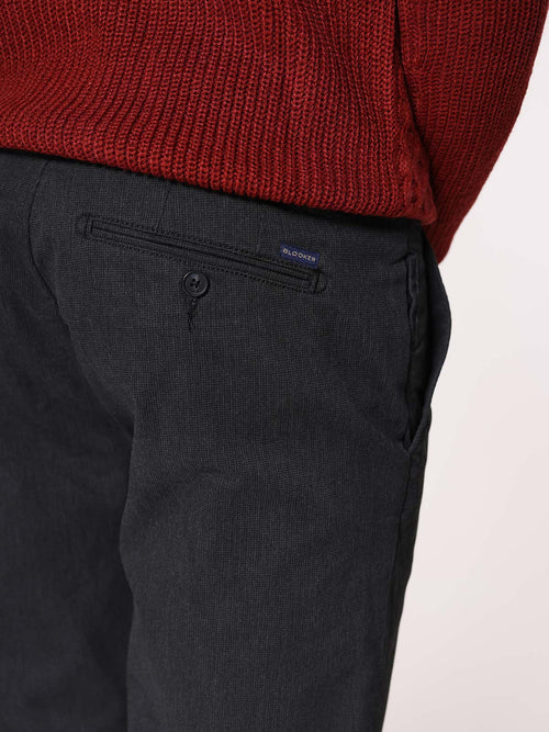 Pantaloni tessuto gabardine|Colore:Grigio scuro