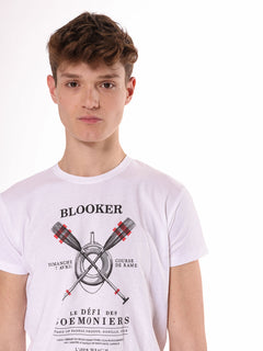 T-Shirt stampa Goemoniers|Colore:Bianco