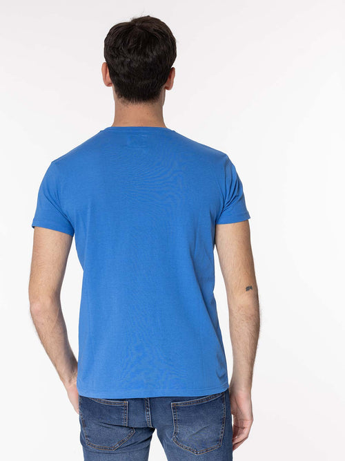 T-Shirt stampa Vespa|Colore:Royal