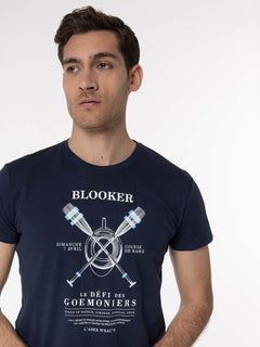 T-Shirt stampa Goemoniers|Colore:Blu