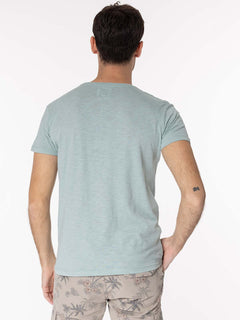 T-Shirt stampa champagne|Colore:Menta