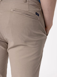 Pantaloni fantasia cannettato|Colore:Beige
