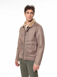 Giubbotto aviatore|Colore:Beige