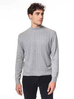 Maglia collo lupetto|Colore:Grigio chiaro