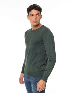 Maglia girocollo cannette|Colore:Verde militare