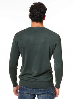 Maglia girocollo cannette|Colore:Verde militare