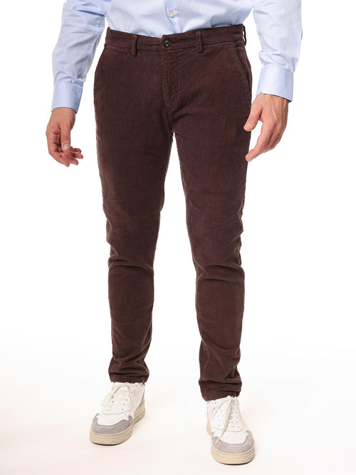 Pantaloni velluto a coste|Colore:Moro