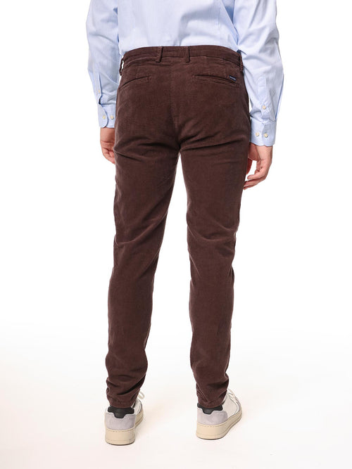 Pantaloni velluto a coste|Colore:Moro