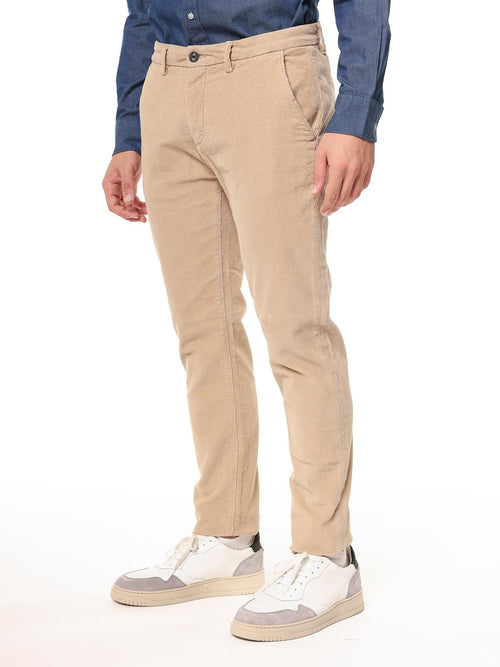Pantaloni velluto a coste|Colore:Beige