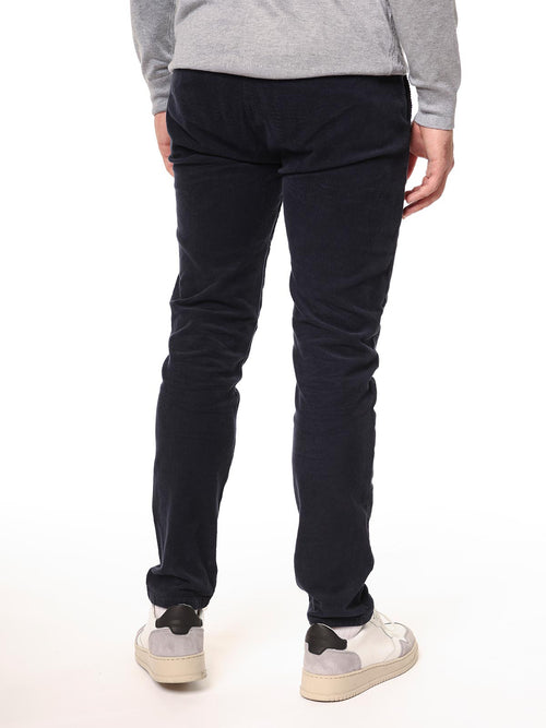 Pantaloni velluto a coste|Colore:Blu