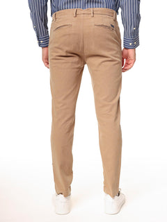 Pantaloni in tessuto gabardine|Colore:Beige