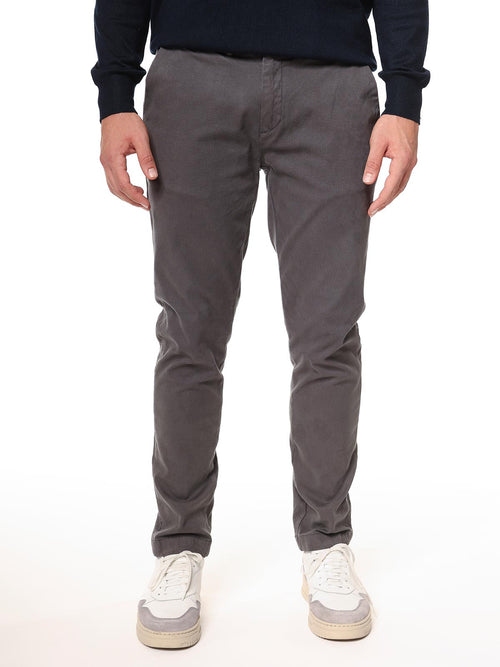 Pantaloni in tessuto gabardine|Colore:Buio