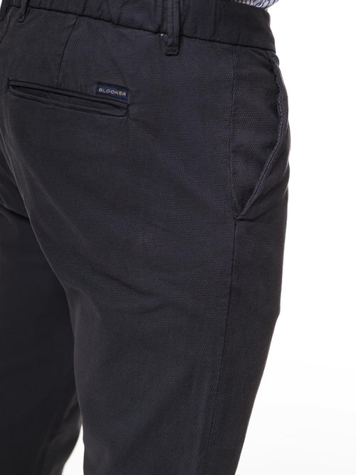 Pantaloni con elastico|Colore:Blu