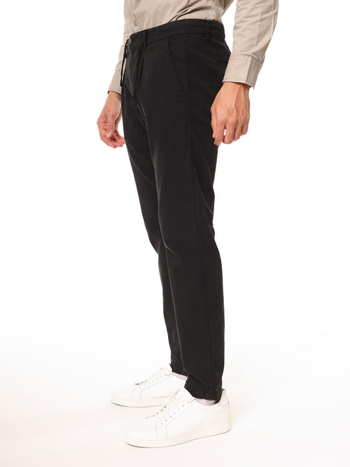 Pantaloni con elastico|Colore:Nero