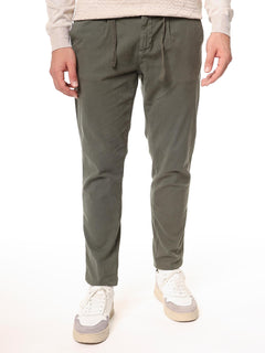 Pantaloni con elastico|Colore:Verde