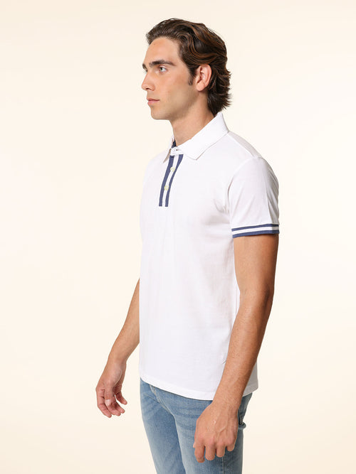 Polo in cotone|Colore:Bianco
