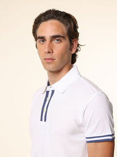 Polo in cotone|Colore:Bianco