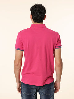 Polo in cotone|Colore:Fuxia