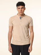T-Shirt Polo|Colore:Beige