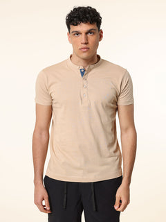 T-Shirt Polo|Colore:Beige