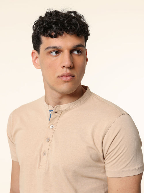 T-Shirt Polo|Colore:Beige