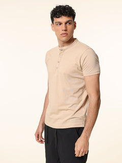 T-Shirt Polo|Colore:Beige