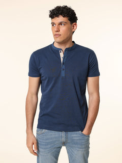 T-Shirt Polo|Colore:Blu