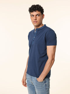 T-Shirt Polo|Colore:Blu