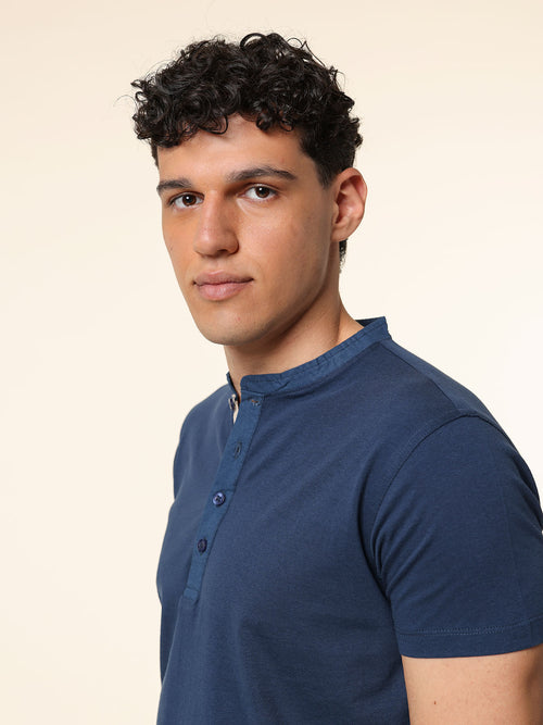 T-Shirt Polo|Colore:Blu